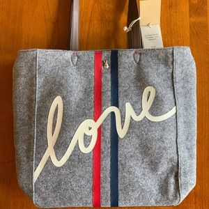 ED Ellen Degeneres wool tote bag